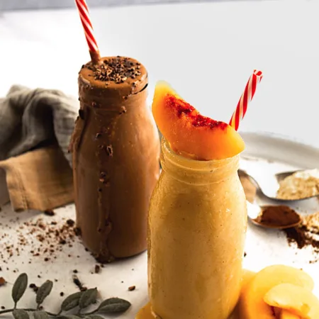 Duo de recettes de smoothies athlétiques protéinés