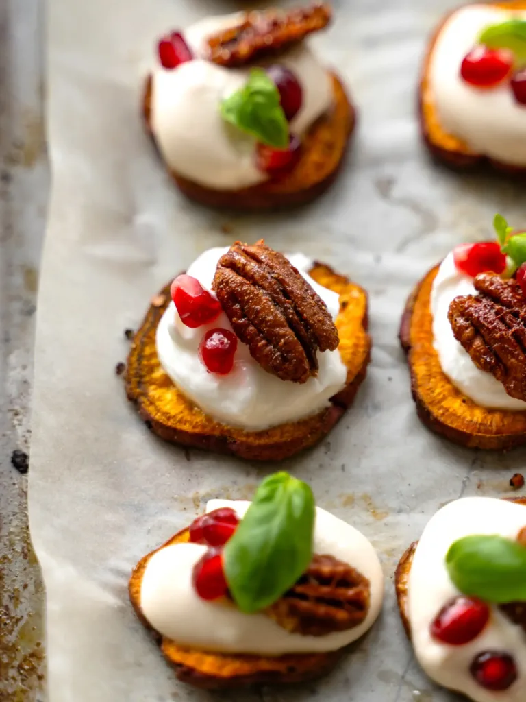 canapé avec une pacane caramélisée entière